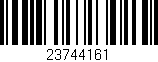 Código de barras (EAN, GTIN, SKU, ISBN): '23744161'