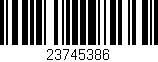 Código de barras (EAN, GTIN, SKU, ISBN): '23745386'