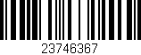 Código de barras (EAN, GTIN, SKU, ISBN): '23746367'