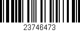 Código de barras (EAN, GTIN, SKU, ISBN): '23746473'