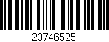 Código de barras (EAN, GTIN, SKU, ISBN): '23746525'