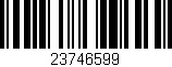 Código de barras (EAN, GTIN, SKU, ISBN): '23746599'