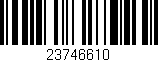 Código de barras (EAN, GTIN, SKU, ISBN): '23746610'