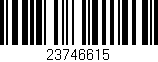 Código de barras (EAN, GTIN, SKU, ISBN): '23746615'