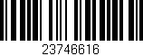 Código de barras (EAN, GTIN, SKU, ISBN): '23746616'