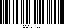 Código de barras (EAN, GTIN, SKU, ISBN): '23746/400'