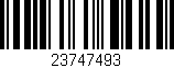 Código de barras (EAN, GTIN, SKU, ISBN): '23747493'