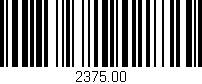 Código de barras (EAN, GTIN, SKU, ISBN): '2375.00'