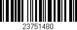 Código de barras (EAN, GTIN, SKU, ISBN): '23751480'