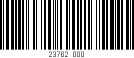 Código de barras (EAN, GTIN, SKU, ISBN): '23762/000'