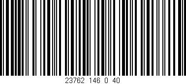 Código de barras (EAN, GTIN, SKU, ISBN): '23762_146_0_40'