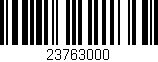 Código de barras (EAN, GTIN, SKU, ISBN): '23763000'