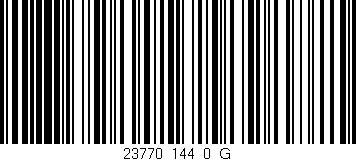 Código de barras (EAN, GTIN, SKU, ISBN): '23770_144_0_G'