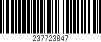 Código de barras (EAN, GTIN, SKU, ISBN): '237723847'
