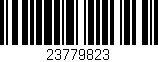 Código de barras (EAN, GTIN, SKU, ISBN): '23779823'