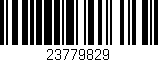 Código de barras (EAN, GTIN, SKU, ISBN): '23779829'