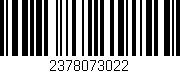 Código de barras (EAN, GTIN, SKU, ISBN): '2378073022'