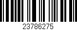 Código de barras (EAN, GTIN, SKU, ISBN): '23786275'