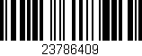 Código de barras (EAN, GTIN, SKU, ISBN): '23786409'
