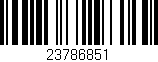 Código de barras (EAN, GTIN, SKU, ISBN): '23786851'