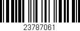 Código de barras (EAN, GTIN, SKU, ISBN): '23787061'