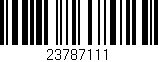 Código de barras (EAN, GTIN, SKU, ISBN): '23787111'