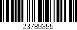 Código de barras (EAN, GTIN, SKU, ISBN): '23789395'