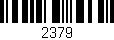Código de barras (EAN, GTIN, SKU, ISBN): '2379'