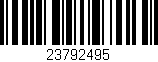 Código de barras (EAN, GTIN, SKU, ISBN): '23792495'