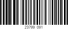Código de barras (EAN, GTIN, SKU, ISBN): '23799/091'