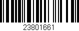 Código de barras (EAN, GTIN, SKU, ISBN): '23801661'