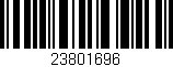 Código de barras (EAN, GTIN, SKU, ISBN): '23801696'