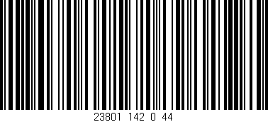 Código de barras (EAN, GTIN, SKU, ISBN): '23801_142_0_44'