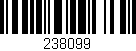 Código de barras (EAN, GTIN, SKU, ISBN): '238099'