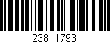 Código de barras (EAN, GTIN, SKU, ISBN): '23811793'