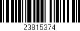 Código de barras (EAN, GTIN, SKU, ISBN): '23815374'