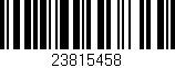 Código de barras (EAN, GTIN, SKU, ISBN): '23815458'