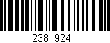 Código de barras (EAN, GTIN, SKU, ISBN): '23819241'