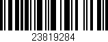 Código de barras (EAN, GTIN, SKU, ISBN): '23819284'