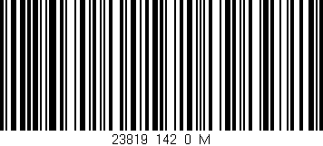 Código de barras (EAN, GTIN, SKU, ISBN): '23819_142_0_M'