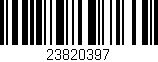 Código de barras (EAN, GTIN, SKU, ISBN): '23820397'