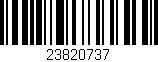 Código de barras (EAN, GTIN, SKU, ISBN): '23820737'