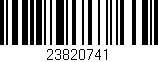 Código de barras (EAN, GTIN, SKU, ISBN): '23820741'