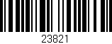 Código de barras (EAN, GTIN, SKU, ISBN): '23821'