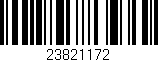 Código de barras (EAN, GTIN, SKU, ISBN): '23821172'