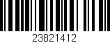 Código de barras (EAN, GTIN, SKU, ISBN): '23821412'