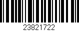 Código de barras (EAN, GTIN, SKU, ISBN): '23821722'