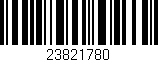 Código de barras (EAN, GTIN, SKU, ISBN): '23821780'
