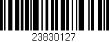 Código de barras (EAN, GTIN, SKU, ISBN): '23830127'
