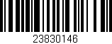 Código de barras (EAN, GTIN, SKU, ISBN): '23830146'